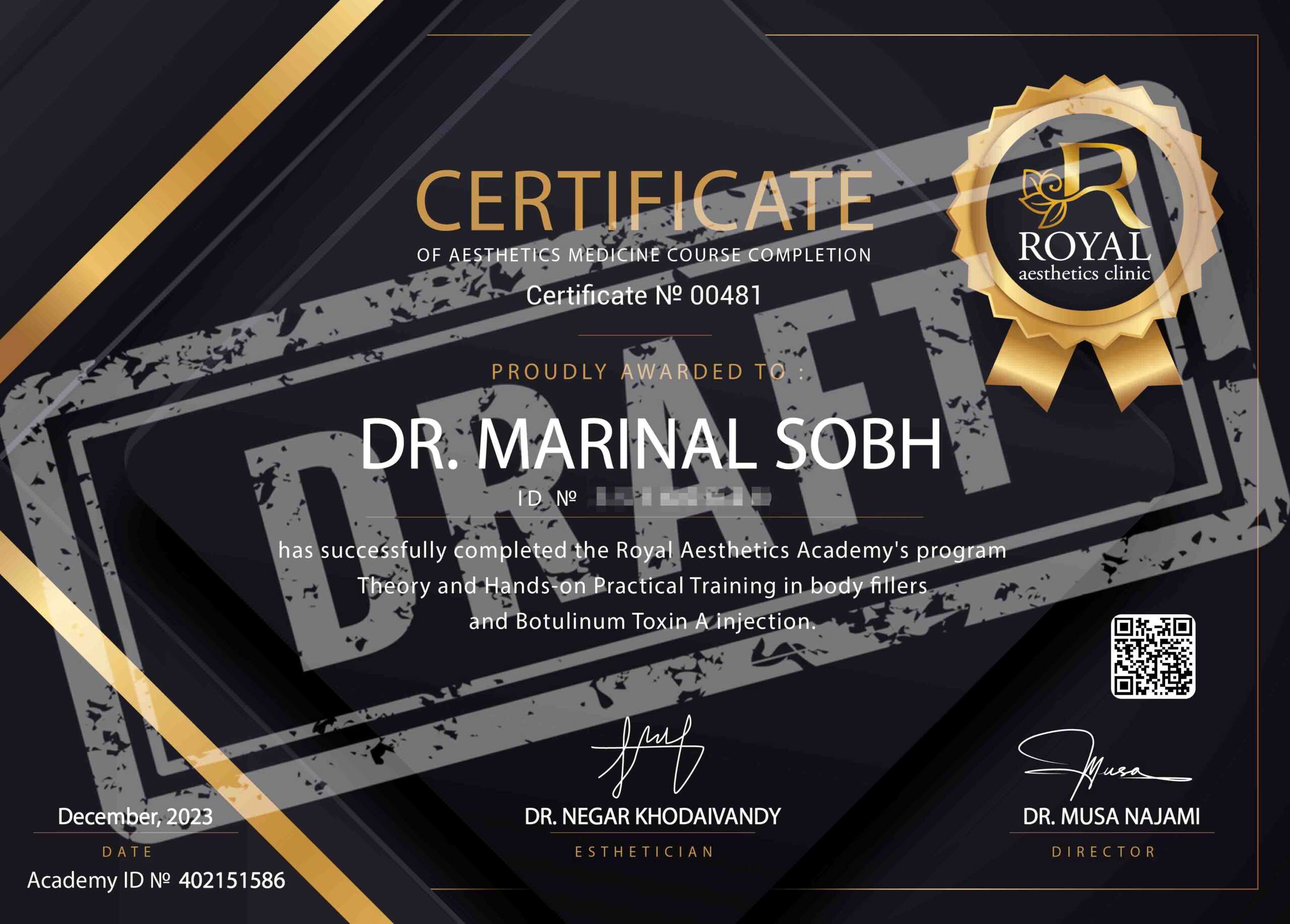 Dr. Marinal Sobh